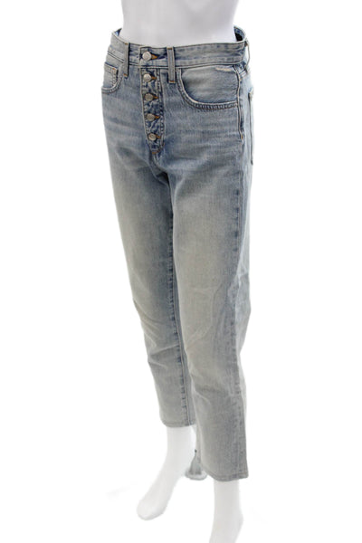 WeWoreWhat by Joe's Womens Cropped Ankle Jeans Gray Cotton Size 25