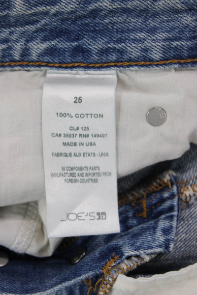 WeWoreWhat by Joe's Womens Cropped Ankle Jeans Gray Cotton Size 25