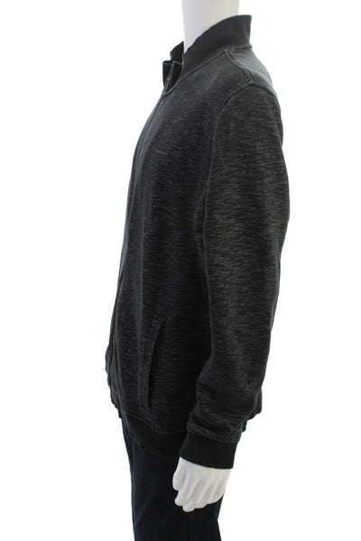 Calvin Klein Mens Windbreaker Black High Neck Size XL