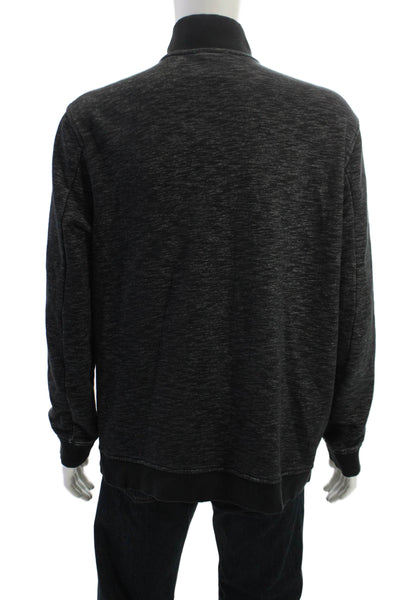 Calvin Klein Mens Windbreaker Black High Neck Size XL