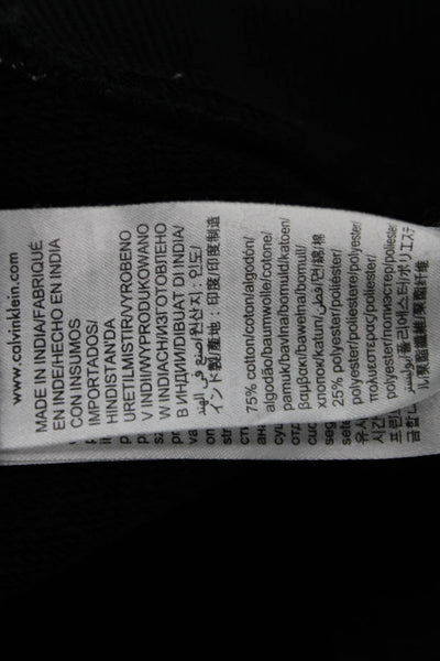 Calvin Klein Mens Windbreaker Black High Neck Size XL