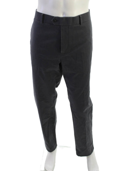 Charles Tyrwhitt Mens Chino Pants Dark Gray Big & Tall Size 38