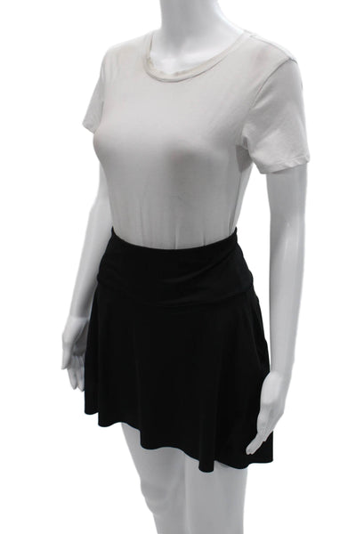 Athleta Womens Skater Skort Black Mini Size S
