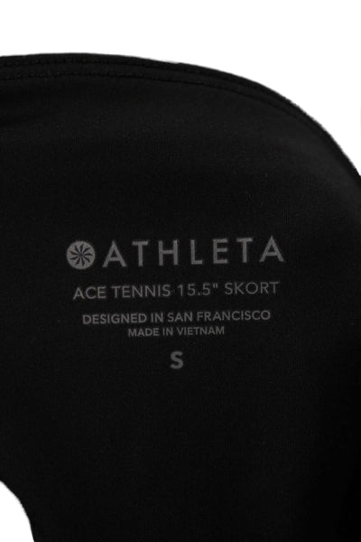 Athleta Womens Skater Skort Black Mini Size S