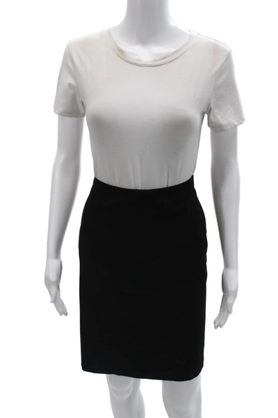 Laundry by Shelli Segal Womens Black Straight Pencil Skirt Size 0