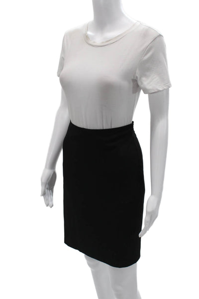 Laundry by Shelli Segal Womens Black Straight Pencil Skirt Size 0