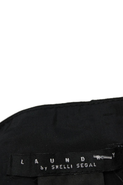 Laundry by Shelli Segal Womens Black Straight Pencil Skirt Size 0