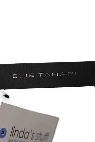 Elie Tahari Womens A-Line Flare Short Black 100% Wool Skirt Size 0