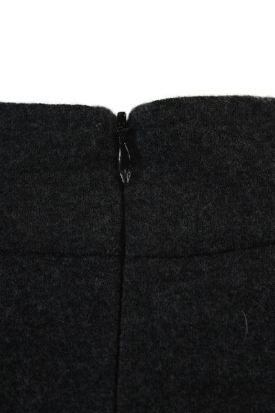 Lafayette 148 New York Unisex Dark Gray Virgin Wool Pullover Long Sleeve Size M