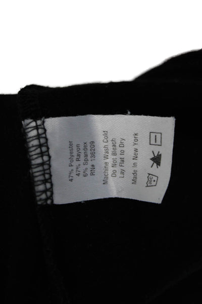 Hatch Women Basic Tunic 3/4 Sleeve Round Neck Black Maternity Size PP