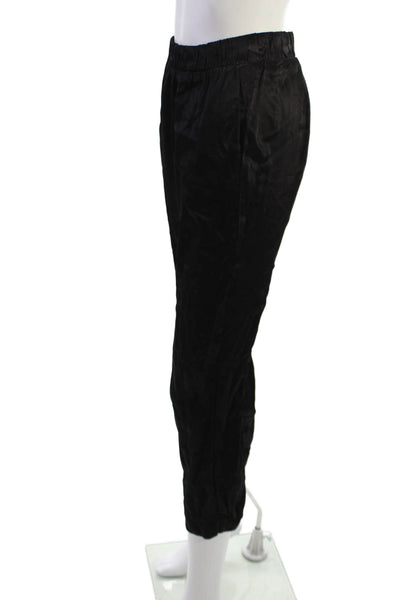 Nation LTD Women Cropped Ankle Pants Black Rayon Size XS