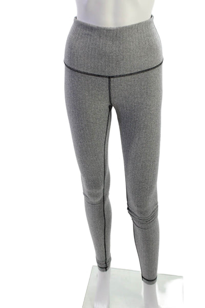 Lululemon Womens Ankle Jeggings Gray Nylon Blend Herringbone Size 2