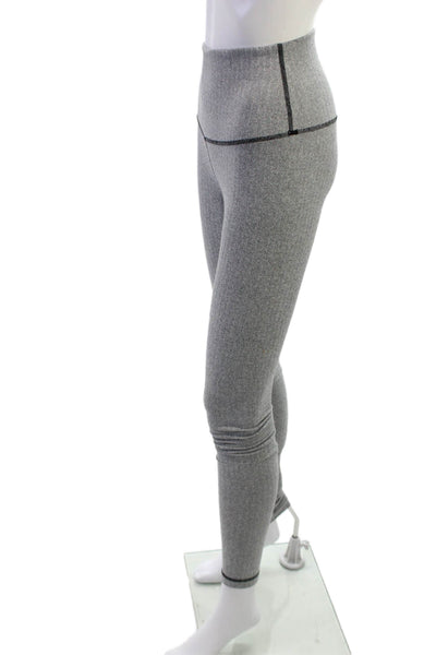 Lululemon Womens Ankle Jeggings Gray Nylon Blend Herringbone Size 2