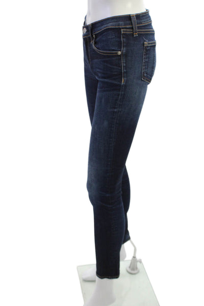 Rag & Bone Jean Women Skinny Ankle Jeans Dark Blue High Rise Size 26