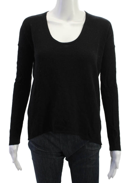 Helmut Unisex Black Pullover Sweater Round Neck Long Sleeve Size S