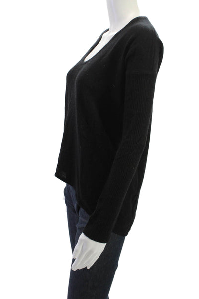 Helmut Unisex Black Pullover Sweater Round Neck Long Sleeve Size S