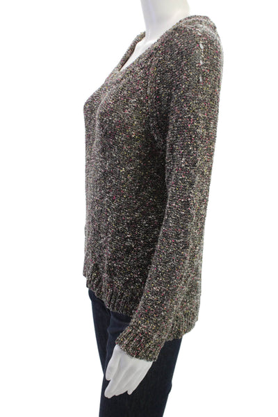 Rag & Bone Unisex Pullover Dark Gray 100% Cashmere Round Neck Long Sleeve Size S