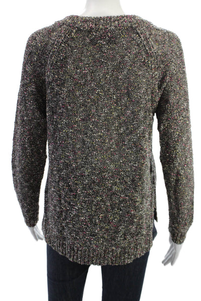 Rag & Bone Unisex Pullover Dark Gray 100% Cashmere Round Neck Long Sleeve Size S