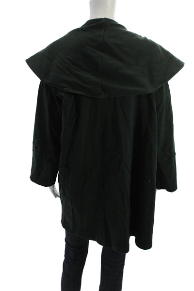 GRP1 Mens Cardigan Green 100% Cotton Graphic Print Size S