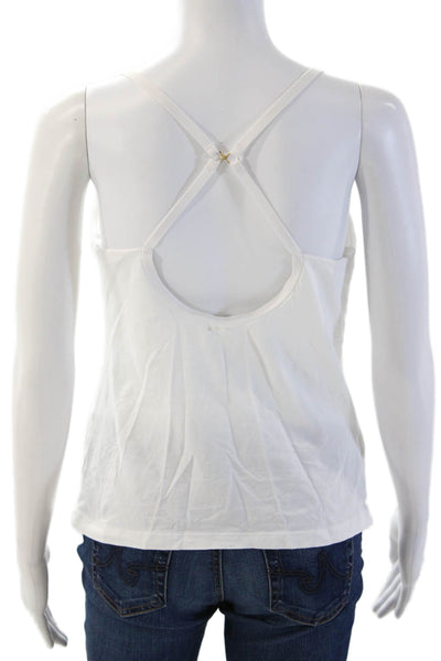 Hatch Women Maternity Camisole V Neck White Pima Cotton Spandex Buckle Size M