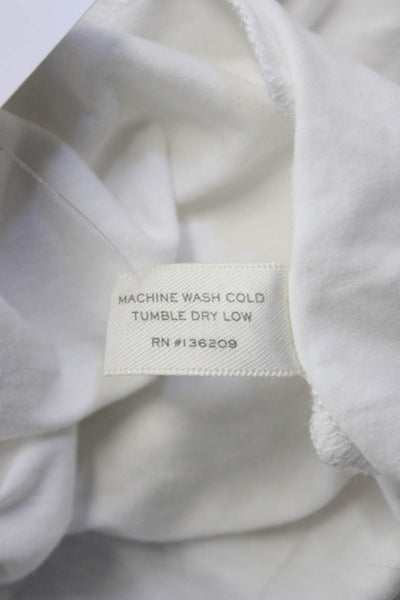 Hatch Women Maternity Camisole V Neck White Pima Cotton Spandex Buckle Size M