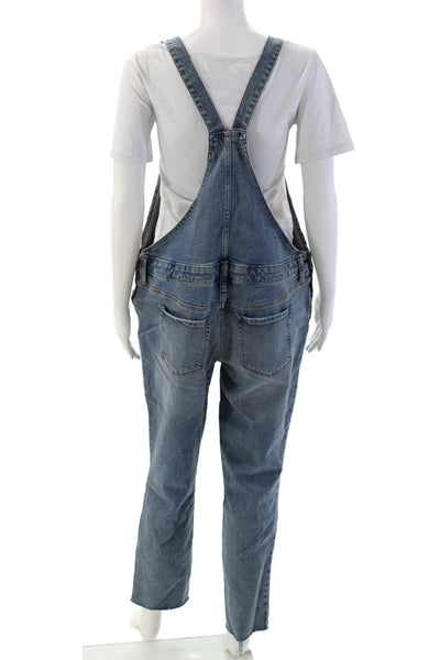 Ingrid & Isabel Womens Maternity Overall Square Neck Blue Size 6