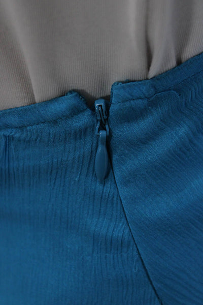 Laundry by Shelli Segal Womens A-Line Maxi Skirt Blue Size 0