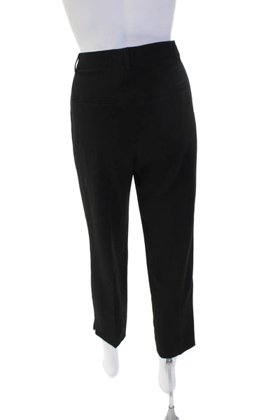 Maison Common Unisex Ankle Cropped Dress Pants Black Button Size 38