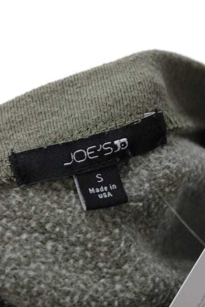 Joes Womens Pullover Sweatshirts Green Crew Neck Long Sleeve Size S