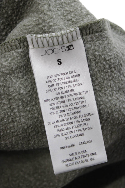 Joes Womens Pullover Sweatshirts Green Crew Neck Long Sleeve Size S