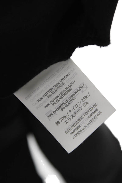 J Crew Women Black Sleeveless Round Neck Tank Size M