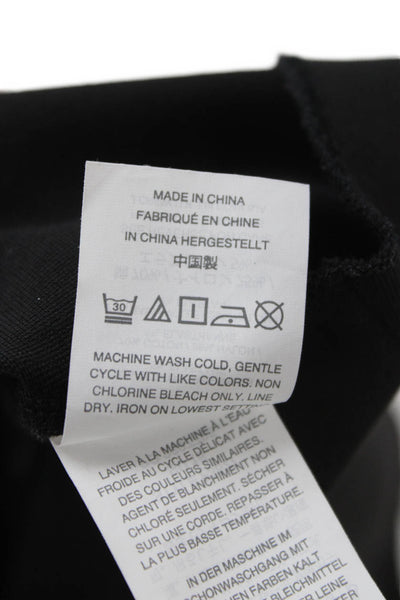 J Crew Women Black Sleeveless Round Neck Tank Size M