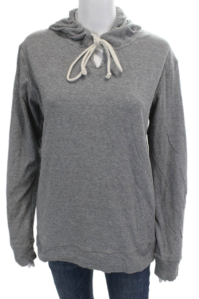 Scotch & Soda Unisex Pullover Hoodie Gray 100% Cotton Long Sleeve Size M