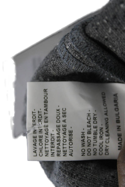Cacharel Womens Pleated A-Line Skirt Gray Knee Length Size 40