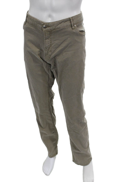 Peter Millar Mens Brown Chinos 90% Polyamide 10% Elastane Size 42