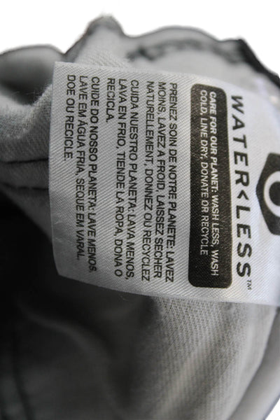 Levis Mens Straight Black Jeans Button Fly 100% Cotton Size 40