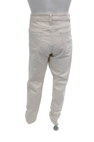 AG Adriano Goldschmied Mens White Jeans Button 34 Inseam Size 40