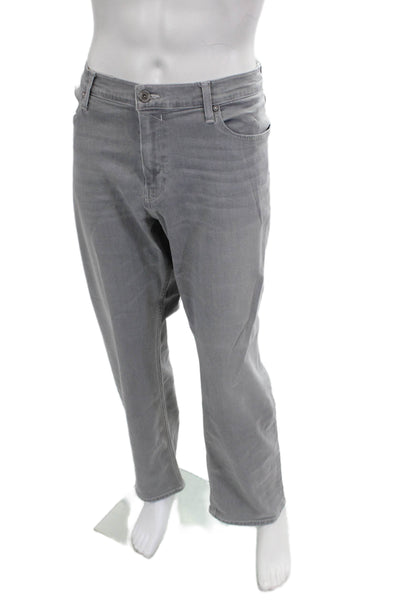 Paige Mens Jeans Gray Button Fly 32 Inseam Size 42