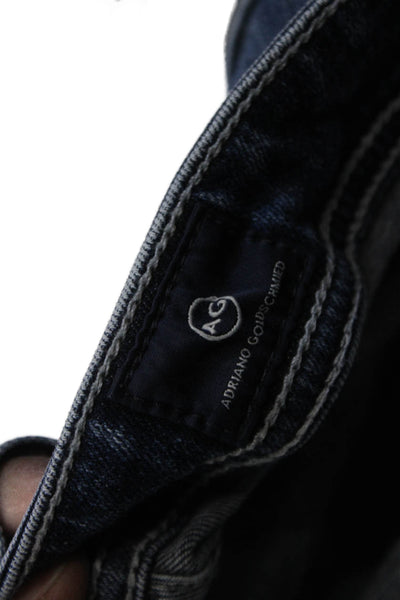 AG Adriano Goldschmied Mens Dark Blue Straight Jeans Big & Tall Size 40