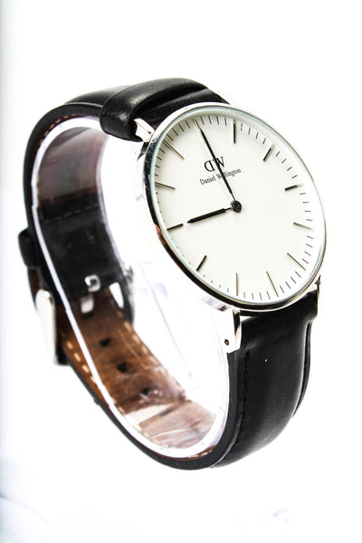 Daniel Wellington Womens Silver Tone Sheffield Quartz Watch 36mm