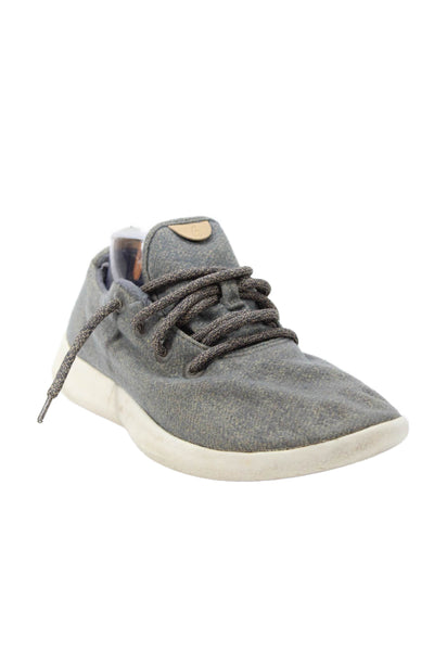 Allbirds Mens Lace Up Round Toe Wool Running Sneakers Gray White Size 10