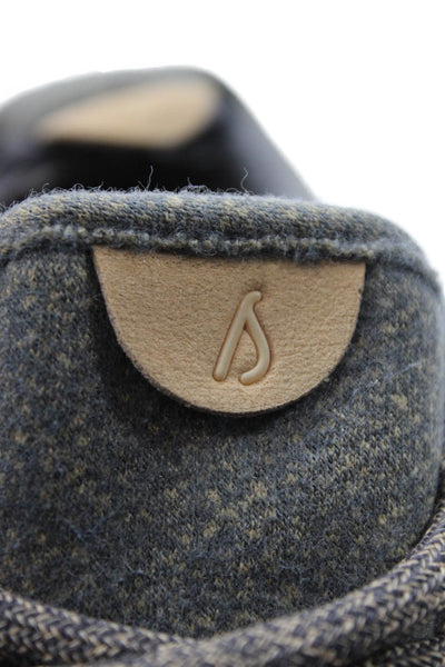 Allbirds Mens Lace Up Round Toe Wool Running Sneakers Gray White Size 10
