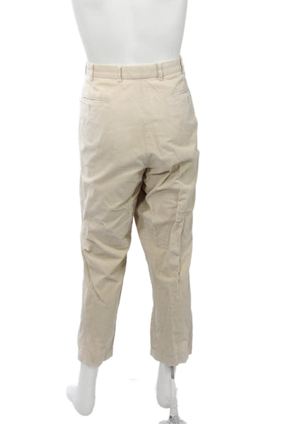 Vineyard Vines Mens Chino Pants Beige Cotton Button Fly Size 38