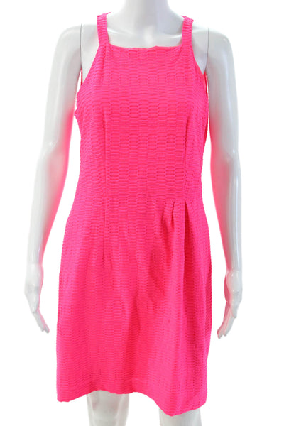 Nanette Lepore Women Shift Tank Dress Pink Sleeveless Size 12