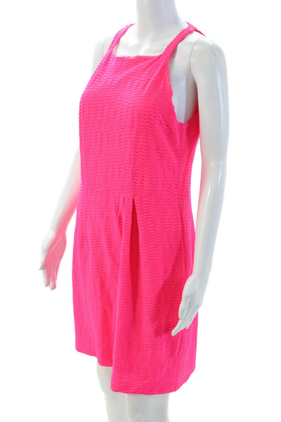 Nanette Lepore Women Shift Tank Dress Pink Sleeveless Size 12