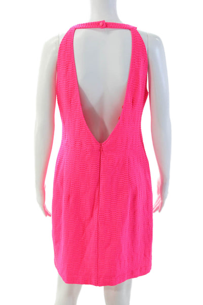 Nanette Lepore Women Shift Tank Dress Pink Sleeveless Size 12