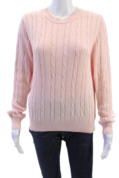 Kiltee Unisex Pink Pima Cotton Pullover Sweater Size M
