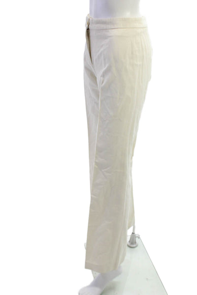 Michael Kors Unisex Chino Pants Beige 100% Cotton Button Solid Size 2