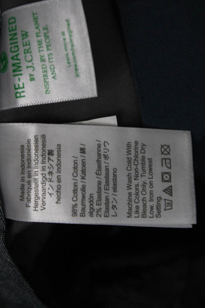J Crew Mens Chino Shorts Dark Gray Cotton Elastane Button Size 29