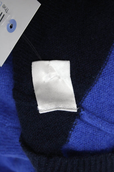Theory Childrens Girls Cashmere Long Sleeves Sweater Blue Size Small